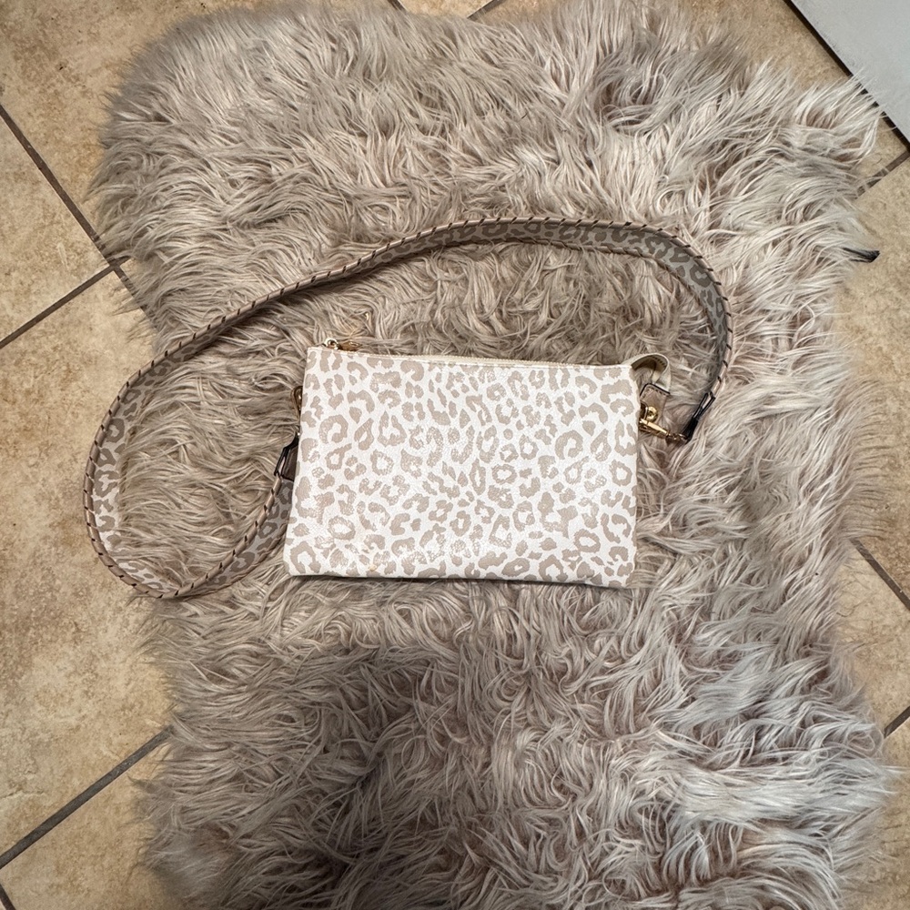 Leopard Print Crossbody Bag